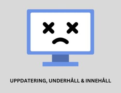 Uppdatering, underhåll & innehåll